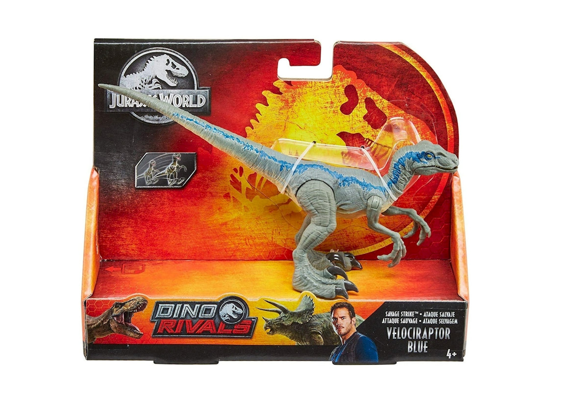 Dino Rivals Velociraptor Blue Promotions